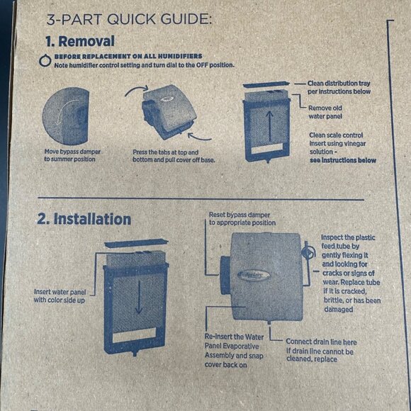 Aprilaire Water Panel Evaporator Humidifier Filter Stock No 35 Made In USA - Picture 5 of 7